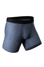 The Blueberry | Blue Heather Ball Hammock® Pouch Underwear - Shinesty
