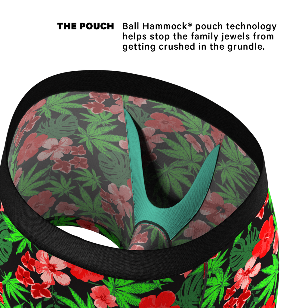 The Bongstera | Tropical Weed Ball Hammock® Pouch Underwear - Shinesty