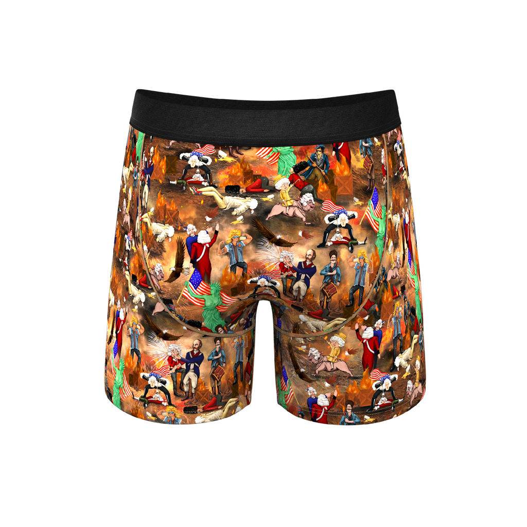The Boston Tea Bag Party | Patriotic Ball Hammock® Pouch Underwear - Shinesty