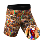 The Boston Tea Bag Party | Patriotic Ball Hammock® Boxer - Long Leg - Shinesty