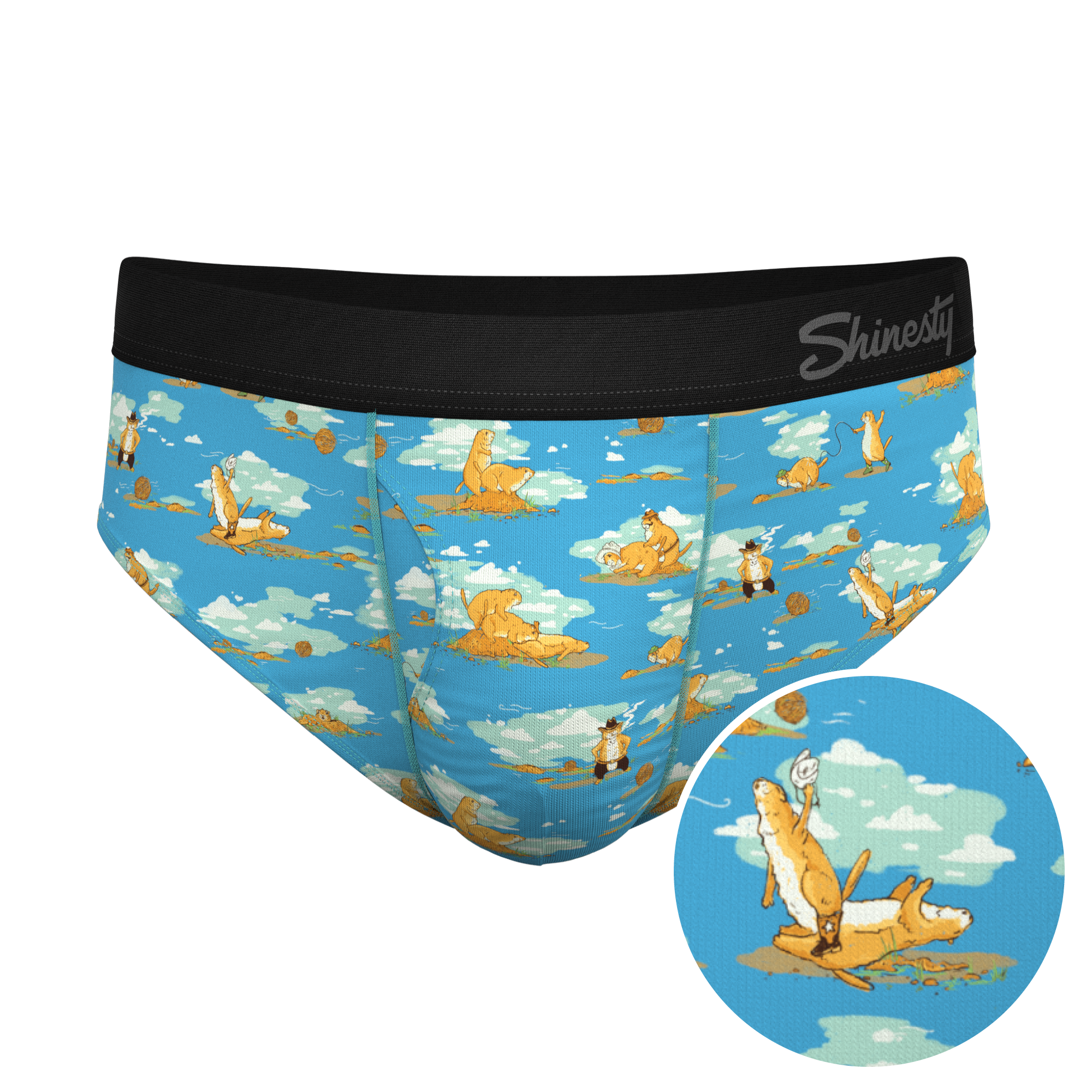 The Brokeback Mounted | Prairie Dog Ball Hammock® Pouch Underwear Briefs - Shinesty