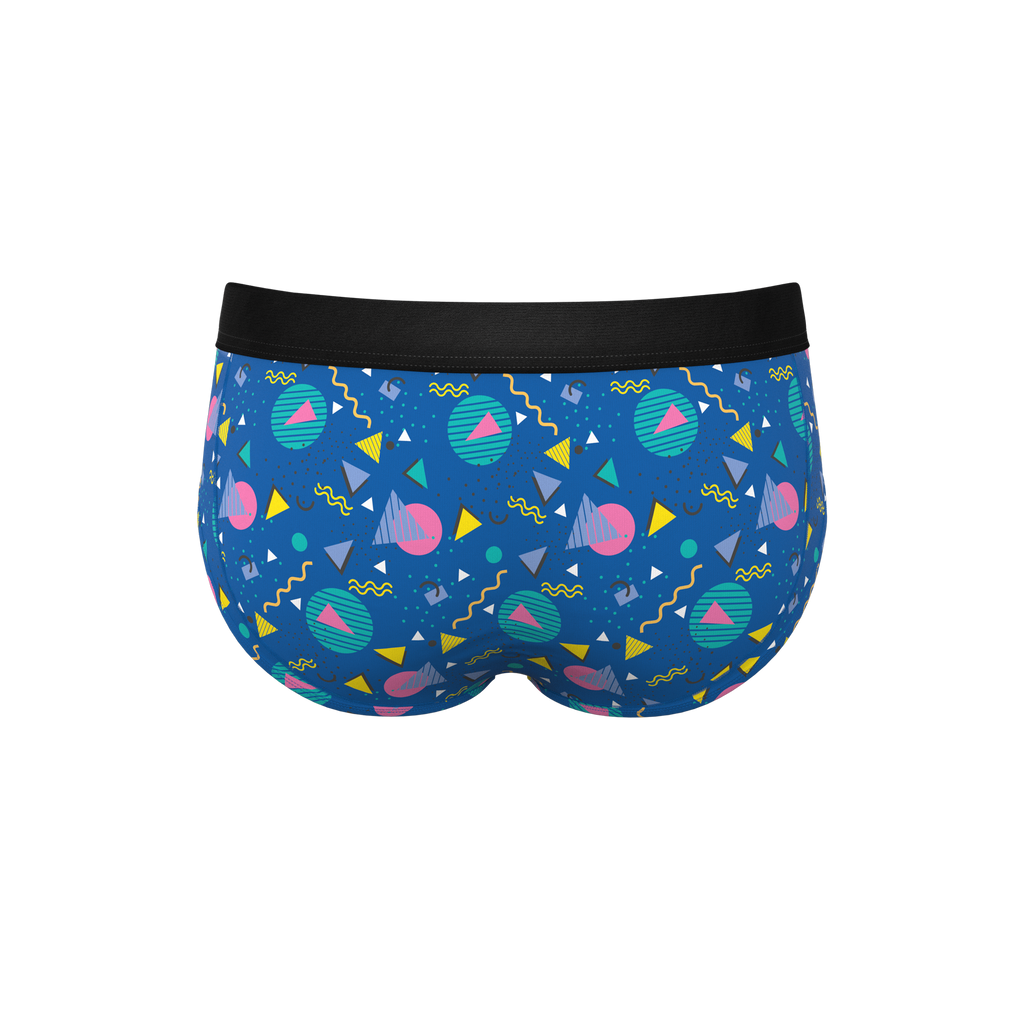 The Bus Stop | Retro Shapes Ball Hammock® Pouch Underwear Briefs - Shinesty