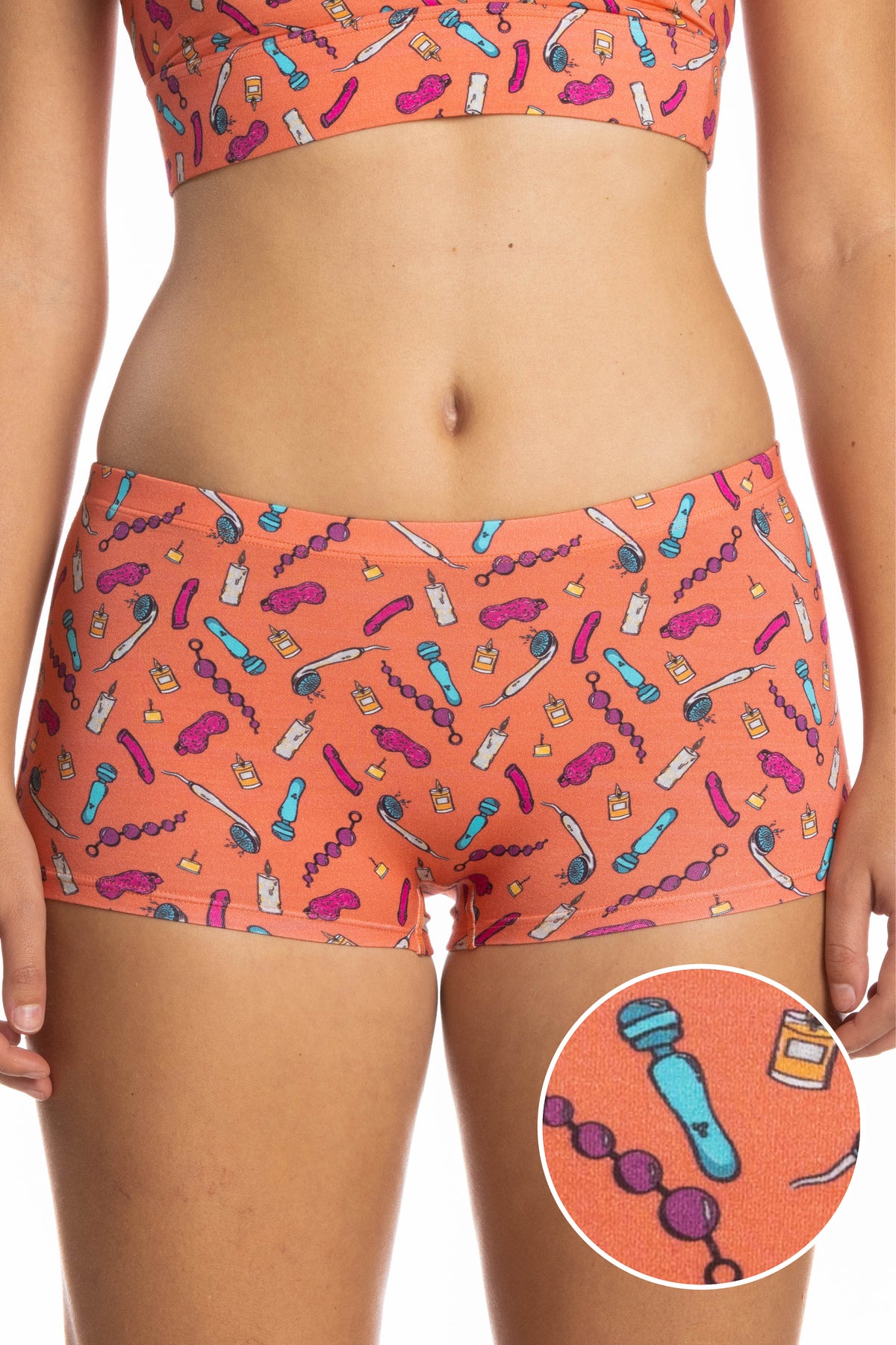 The Me Time | Lady Toys Modal Boyshort Underwear - Shinesty