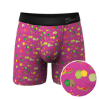 The Check Your Melons | Breast Cancer Awareness Ball Hammock® Pouch Underwear With Fly - Shinesty