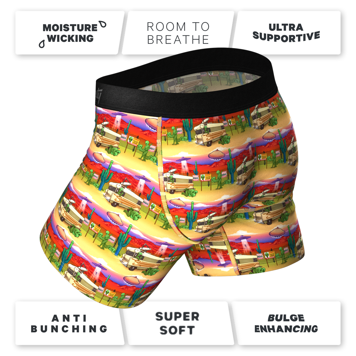 The Close Encounter | Alien Ball Hammock® Pouch Underwear - Shinesty