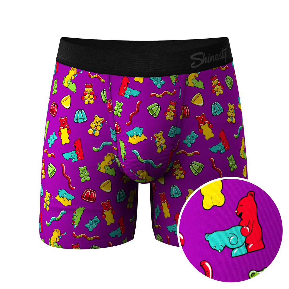 The Naughty Bears | Gummy Bear Ball Hammock® Pouch Underwear - Shinesty