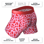 The Cupid Shuffle | Glow in the Dark Valentines Day Ball Hammock® Pouch Underwear - Shinesty