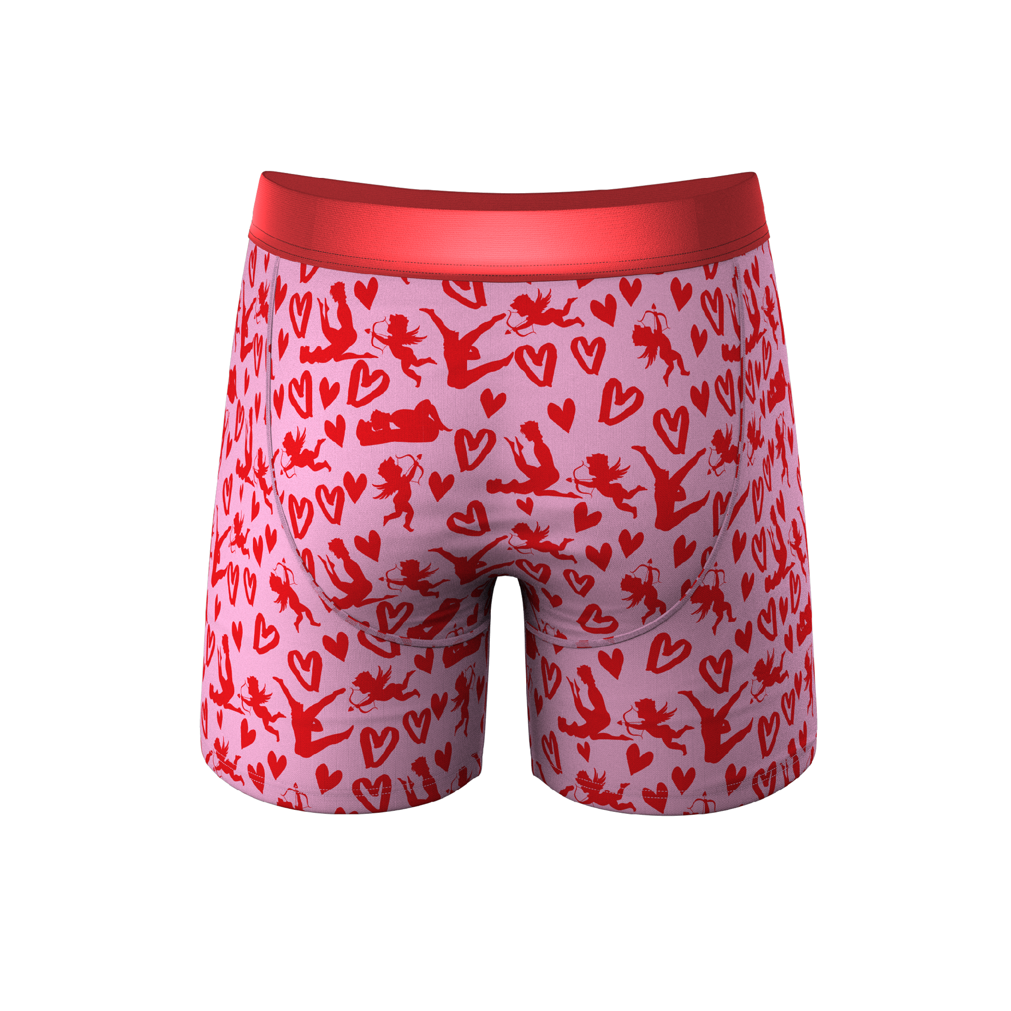 The Cupid Shuffle | Glow in the Dark Valentines Day Ball Hammock® Pouch Underwear - Shinesty