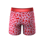 The Cupid Shuffle | Glow in the Dark Valentines Day Ball Hammock® Pouch Underwear With Fly - Shinesty