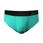 The Cyantific Theory | Turquoise Ball Hammock® Pouch Underwear Briefs - Shinesty