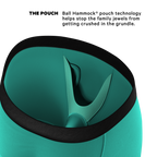 The Cyantific Theory | Turquoise Ball Hammock® Boxer - Long Leg - Shinesty
