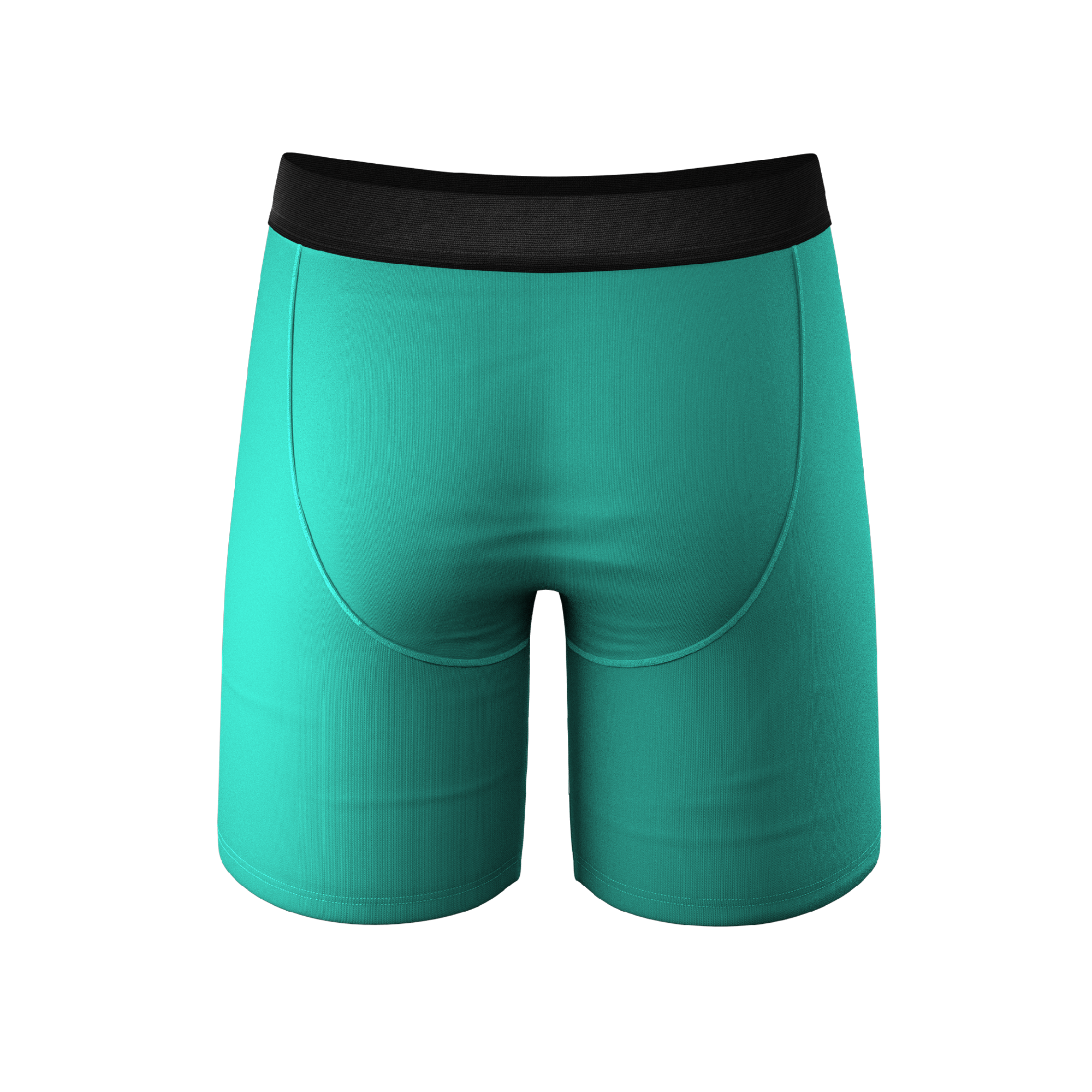 The Cyantific Theory | Turquoise Ball Hammock® Boxer - Long Leg - Shinesty