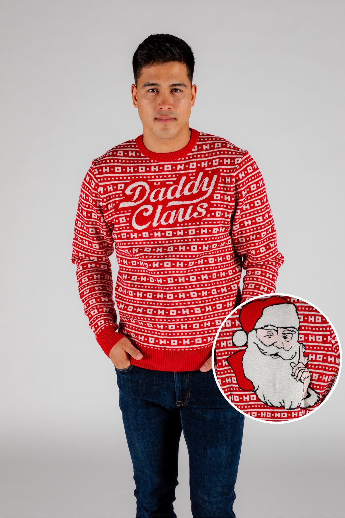 The Daddy Claus | Santa Ugly Christmas Sweater - Shinesty