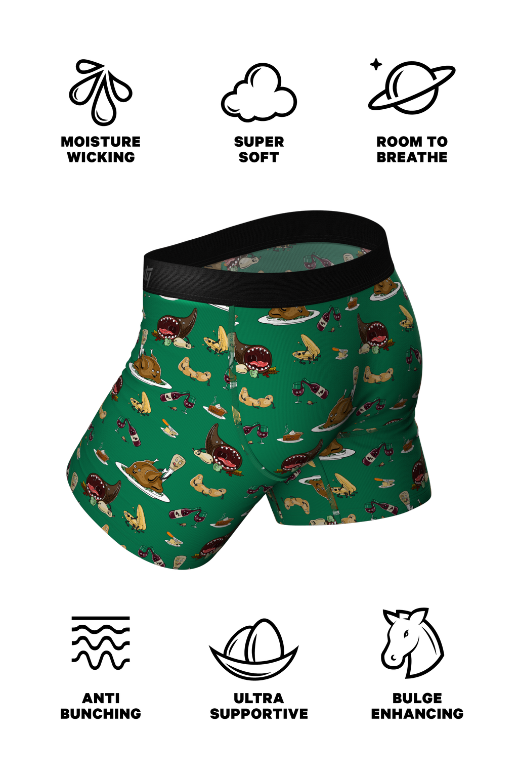 The Debauch Banquet | Dinner Party Ball Hammock® Pouch Underwear - Shinesty