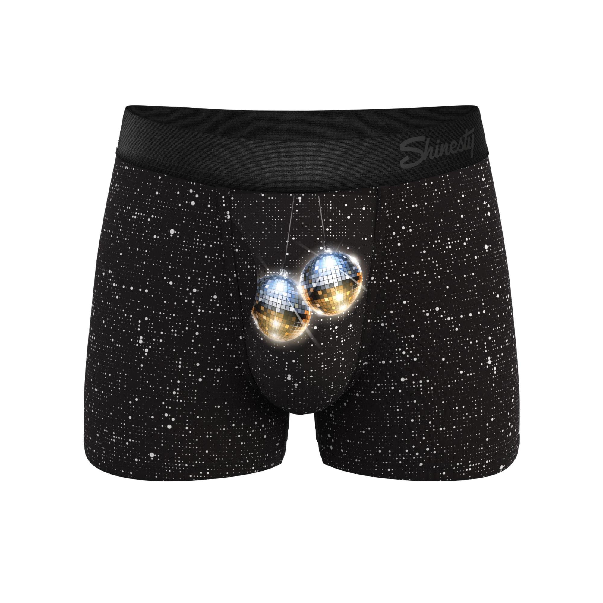 The Discotheque | Disco Ball Ball Hammock® Pouch Trunks Underwear - Shinesty