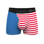 The Ellis Island | USA Flag Ball Hammock® Pouch Trunk Underwear - Shinesty