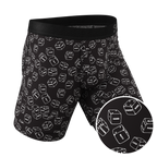 The Free For All | Glow In The Dark Dice Ball Hammock® Boxer - Long Leg - Shinesty
