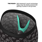 The Free For All | Glow In The Dark Dice Ball Hammock® Boxer - Long Leg - Shinesty