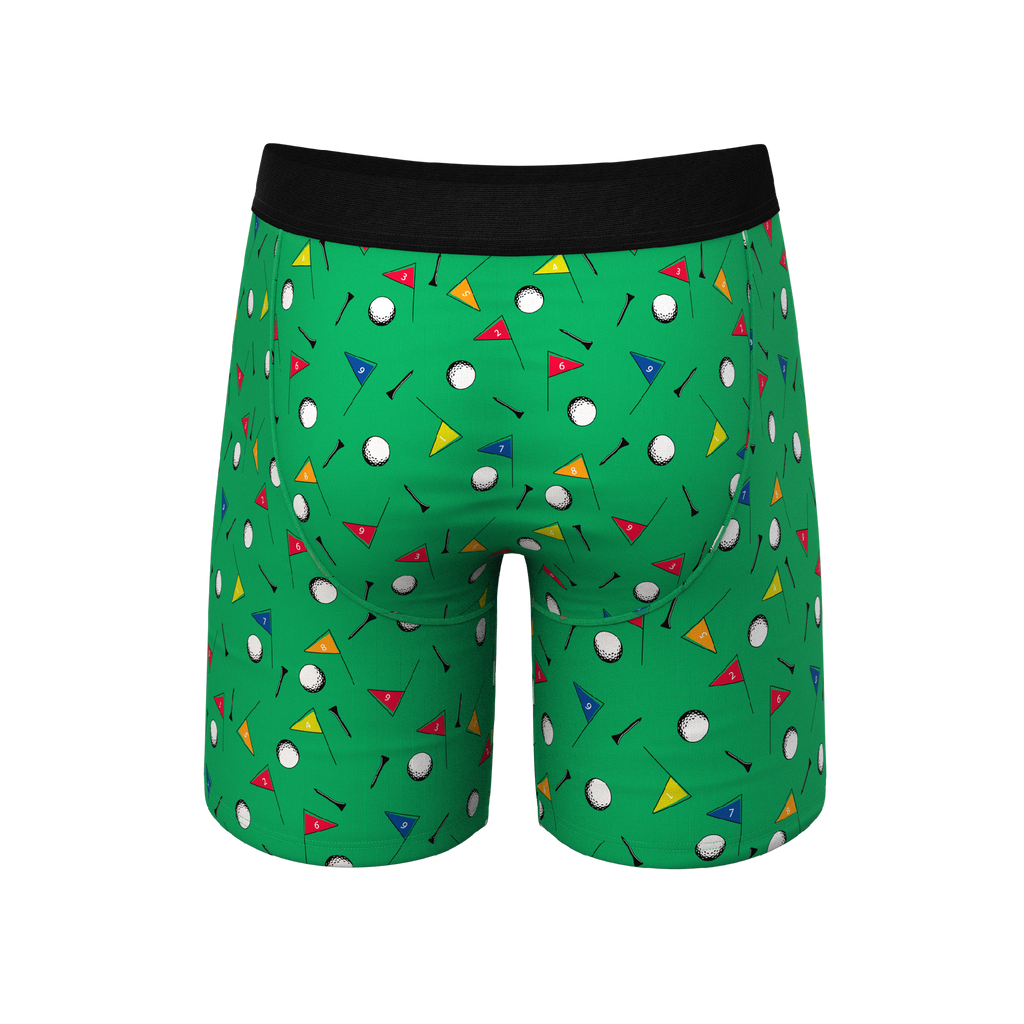 The Front Nine | Golf Ball Ball Hammock® Boxer - Long Leg - Shinesty