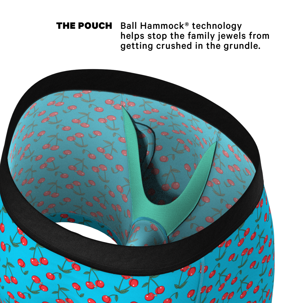 The Fruit Salad | Cherry Ball Hammock® Pouch Underwear With Fly - Shinesty