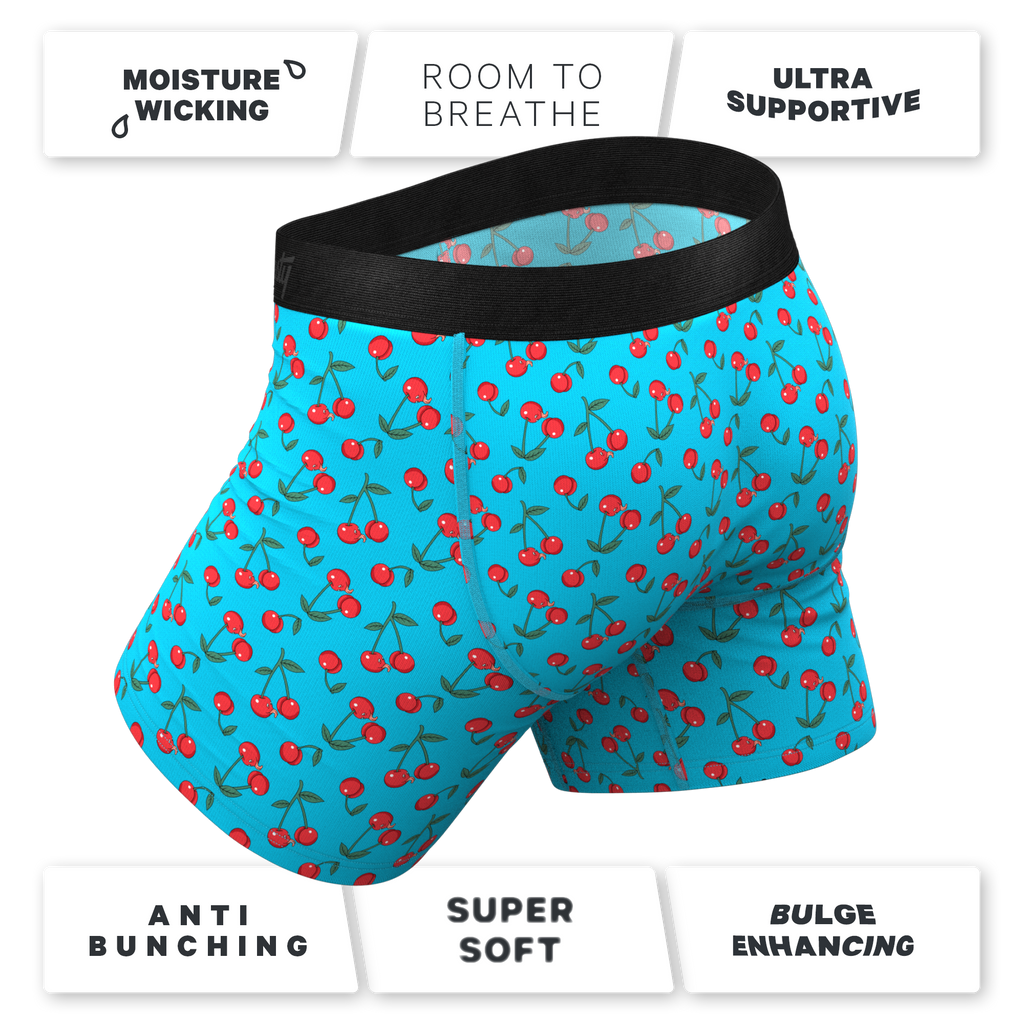 The Fruit Salad | Cherry Ball Hammock® Pouch Underwear With Fly - Shinesty
