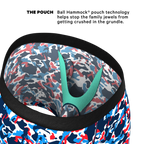 The Grand Finale | USA Camouflage Ball Hammock® Pouch Underwear With Fly - Shinesty