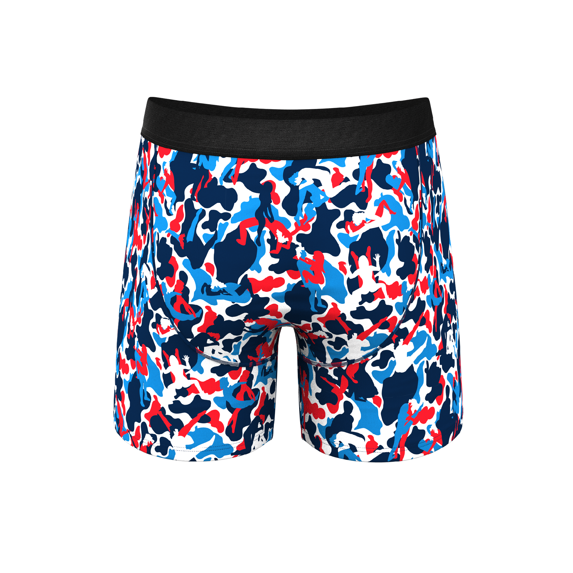 The Grand Finale | USA Camouflage Ball Hammock® Pouch Underwear With Fly - Shinesty