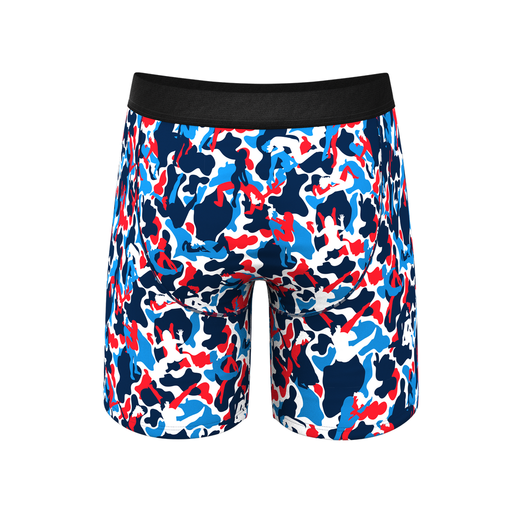 The Grand Finale | USA Camouflage Ball Hammock® Boxer - Long Leg - Shinesty