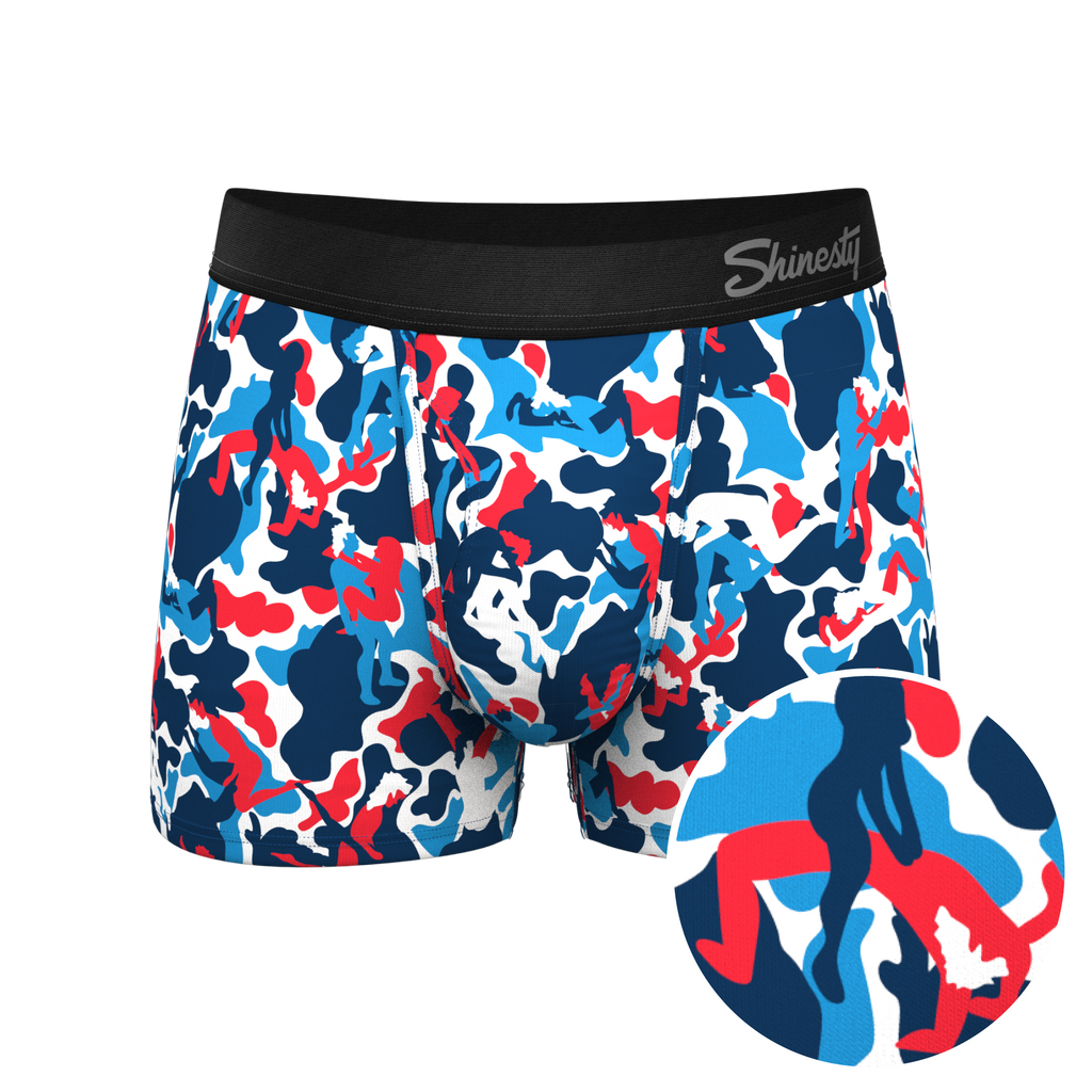 The Grand Finale | USA Camouflage Ball Hammock® Pouch Trunk Underwear - Shinesty