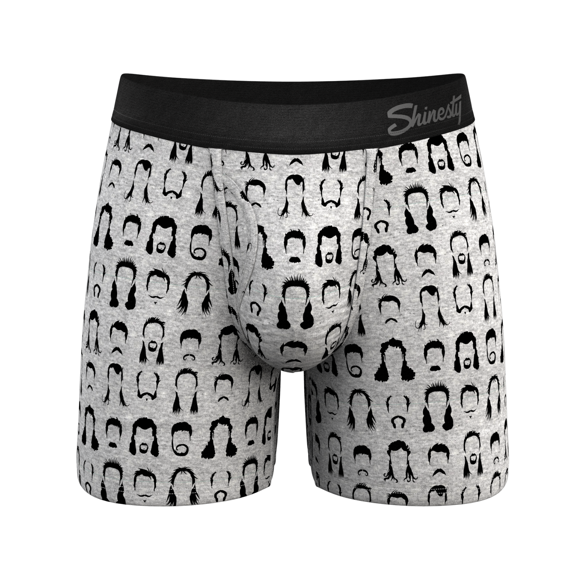 The Hair Down There | Mullet Ball Hammock® Pouch Underwear With Fly - Shinesty