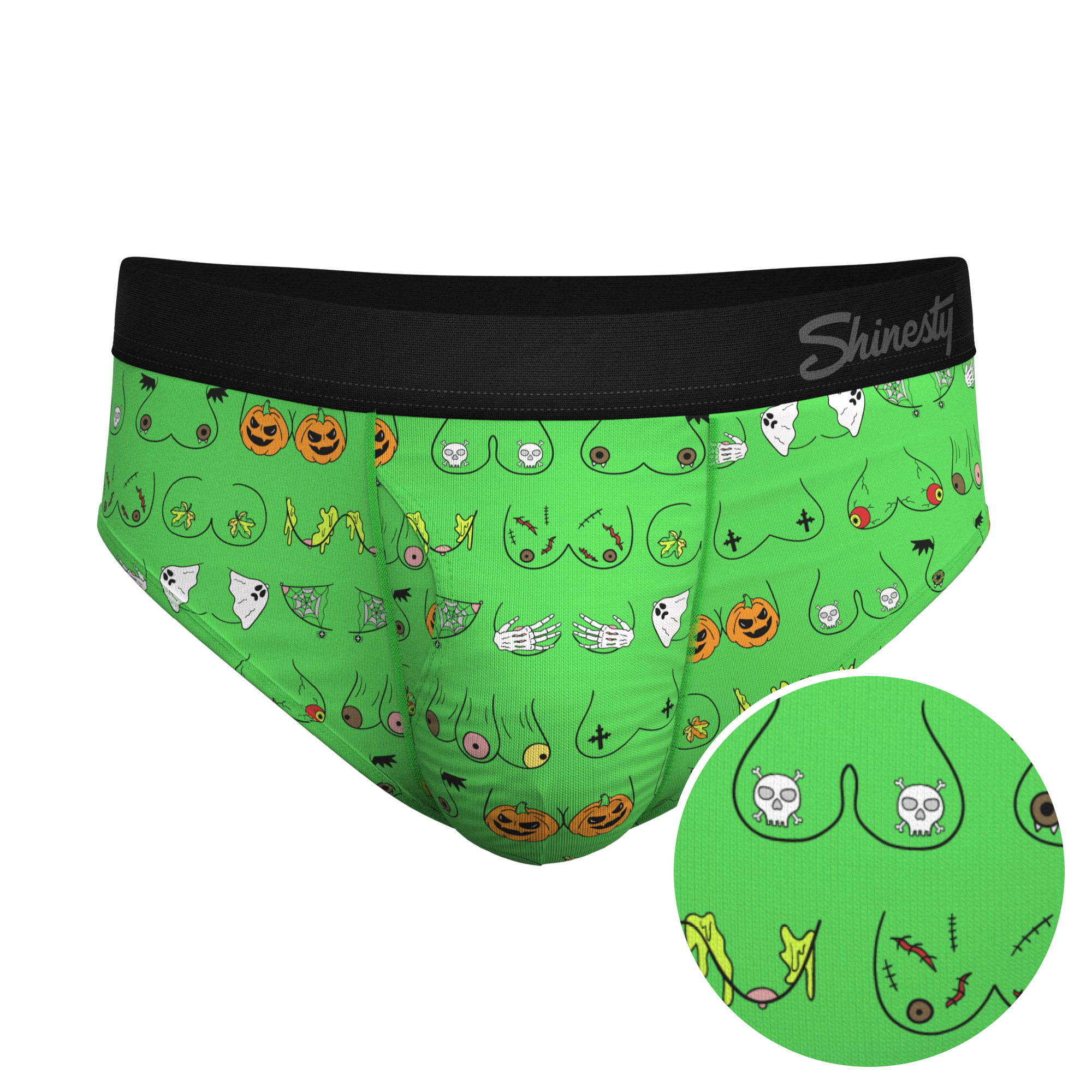 The Haunted Honkers | Halloween Bust Ball Hammock® Pouch Underwear Briefs - Shinesty