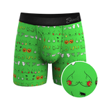 The Haunted Honkers | Halloween Bust Ball Hammock® Pouch Underwear With Fly - Shinesty