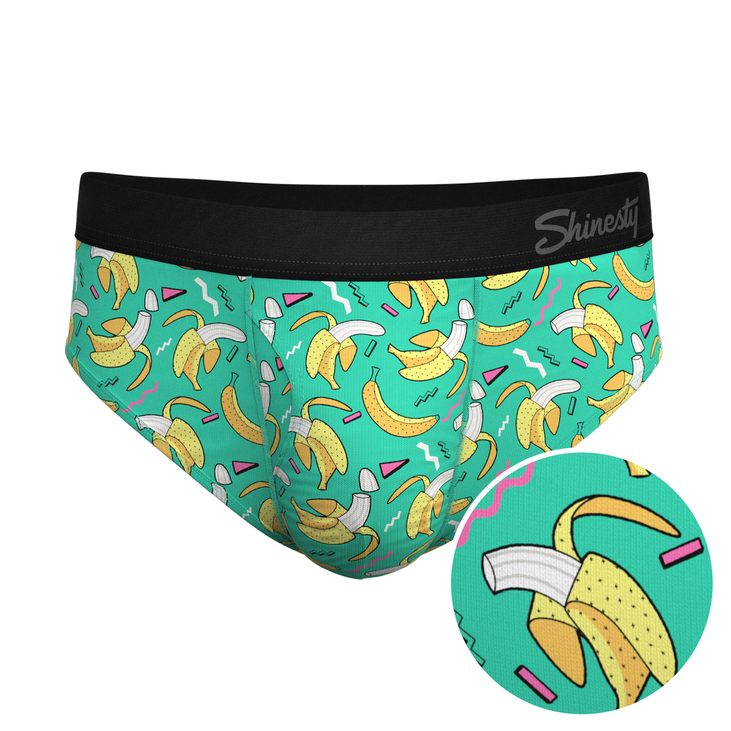 The Health Class | Retro Banana Ball Hammock® Pouch Underwear Briefs - Shinesty