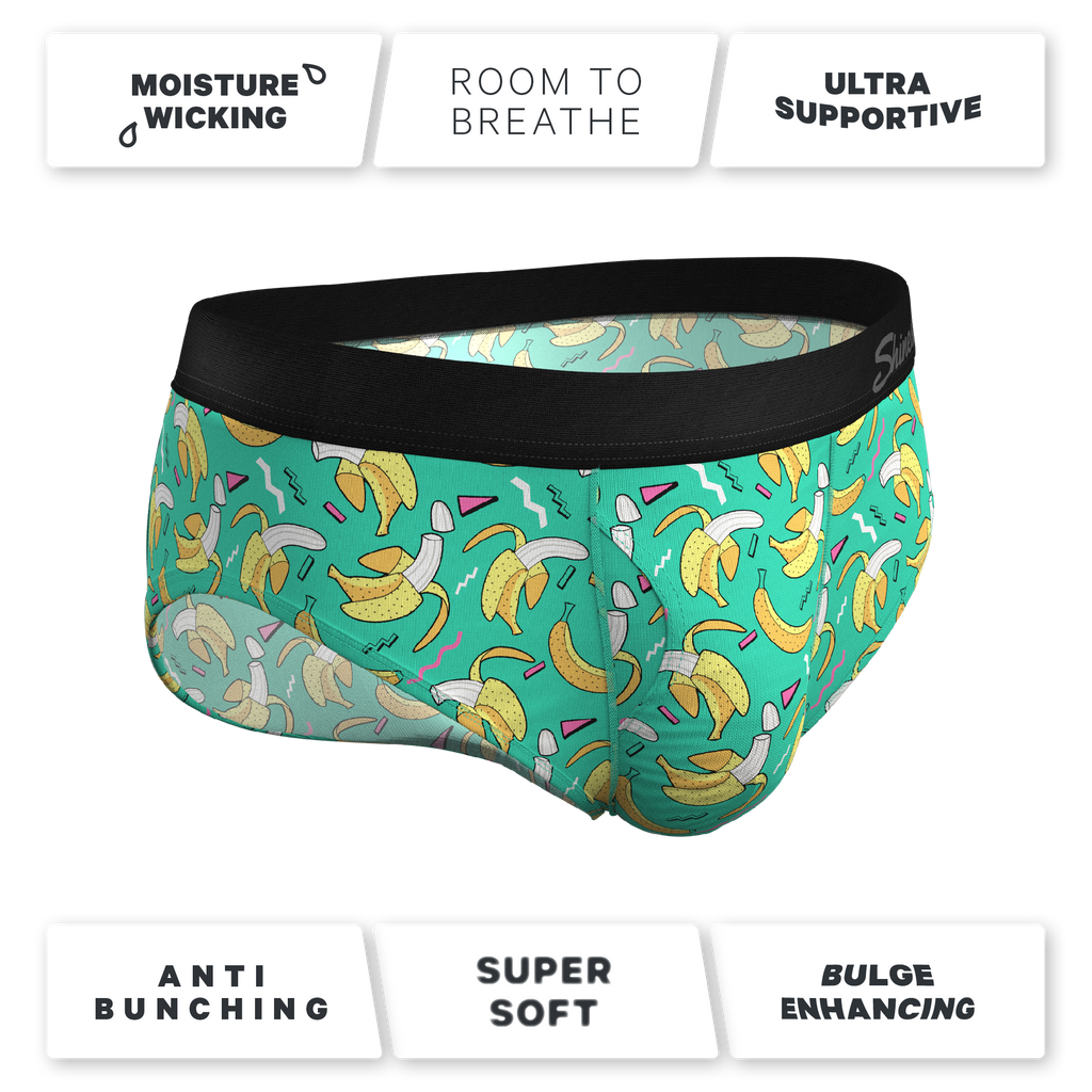The Health Class | Retro Banana Ball Hammock® Pouch Underwear Briefs - Shinesty