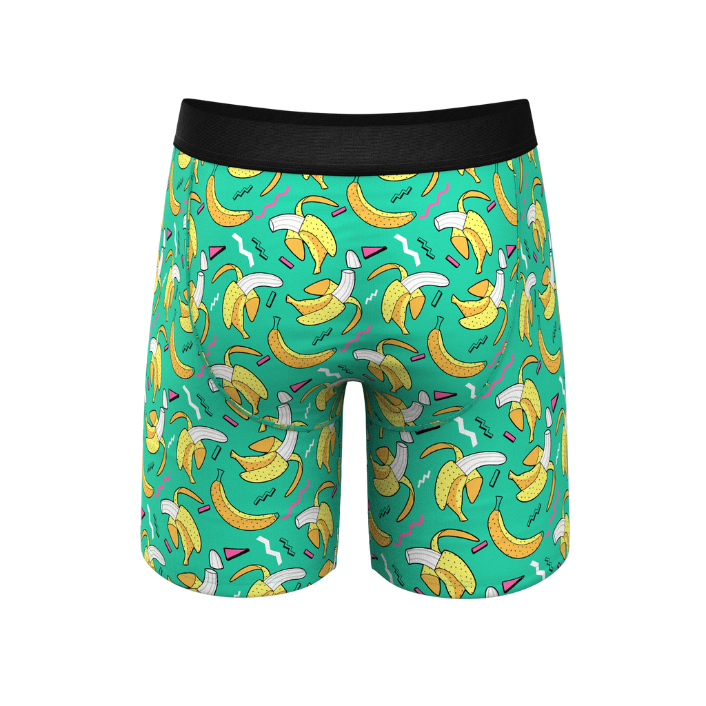 The Health Class | Retro Banana Ball Hammock® Boxer - Long Leg - Shinesty