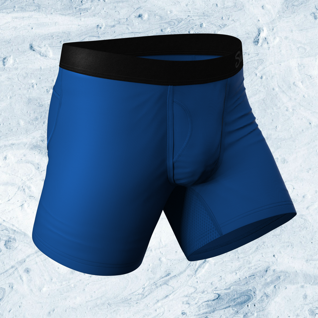 The Hurricane | Blue paradICE™ Cooling Ball Hammock® Underwear - Shinesty