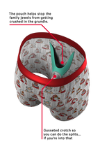 The Jailbird | Mugshot Santa Ball Hammock® Pouch Underwear - Shinesty