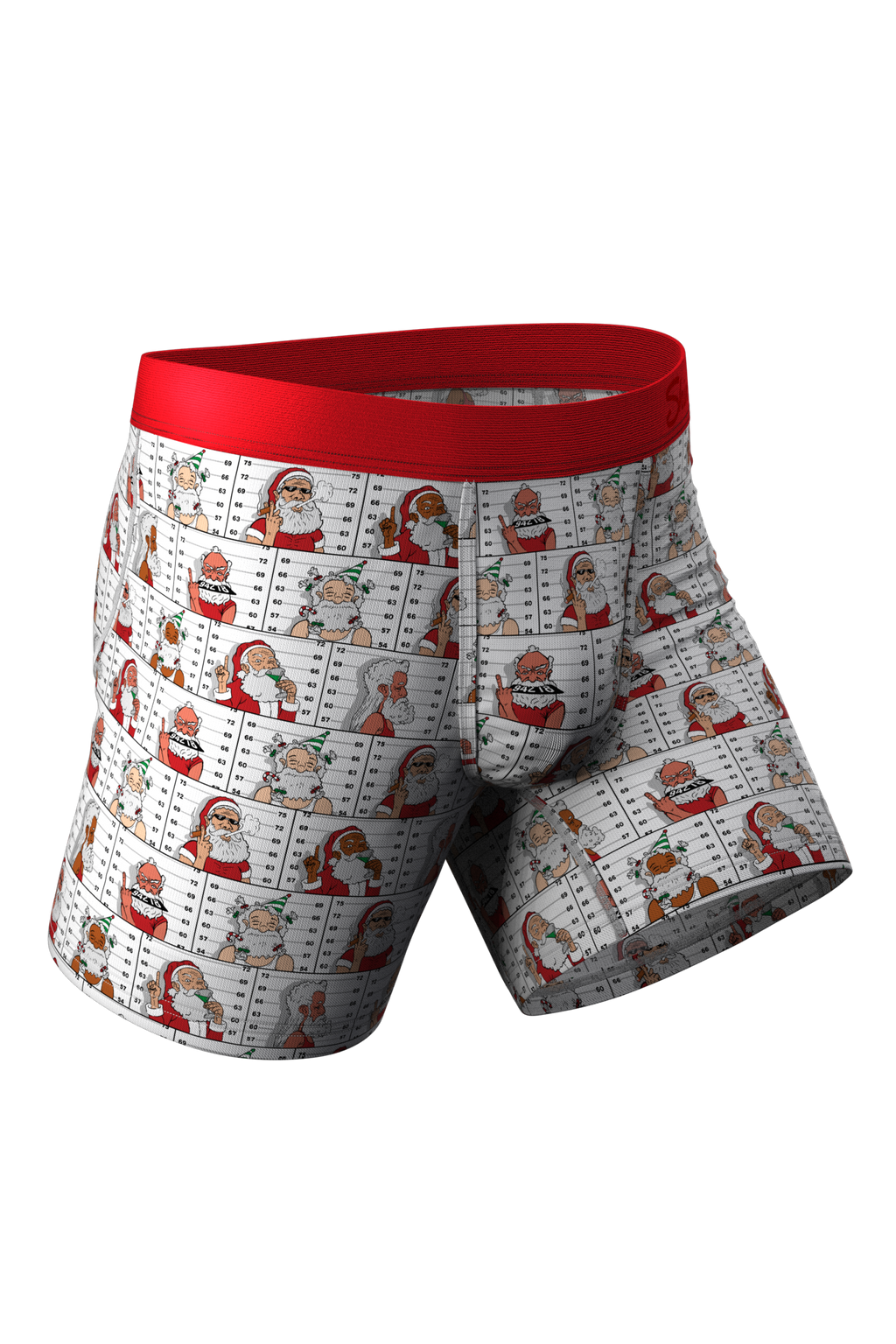 The Jailbird | Mugshot Santa Ball Hammock® Pouch Underwear - Shinesty