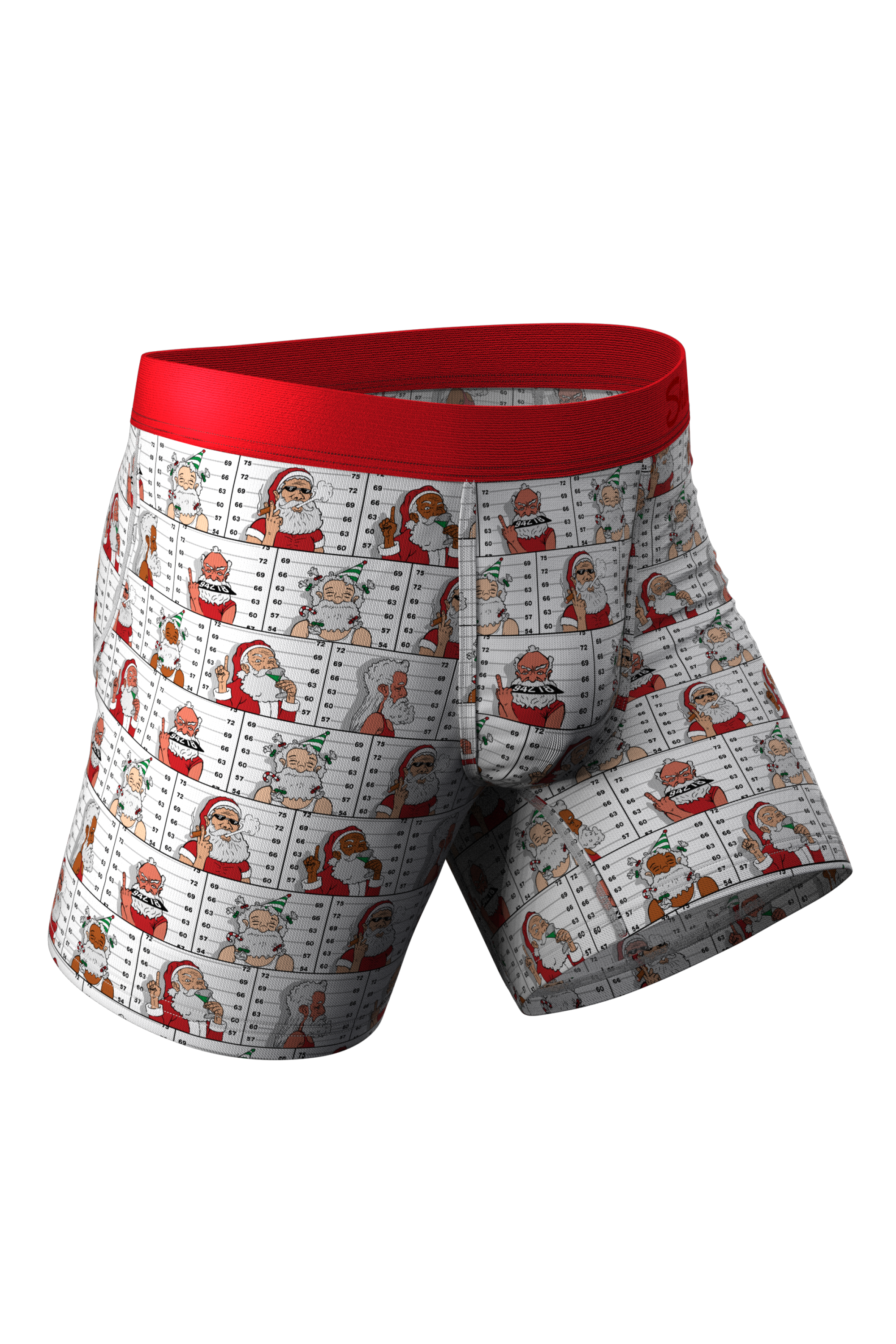 The Jailbird | Mugshot Santa Ball Hammock® Pouch Underwear - Shinesty