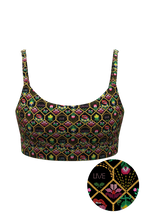 The Live Laugh Lube | Western Floral Pattern Boob Hammock™ Scoop Bralette - Shinesty