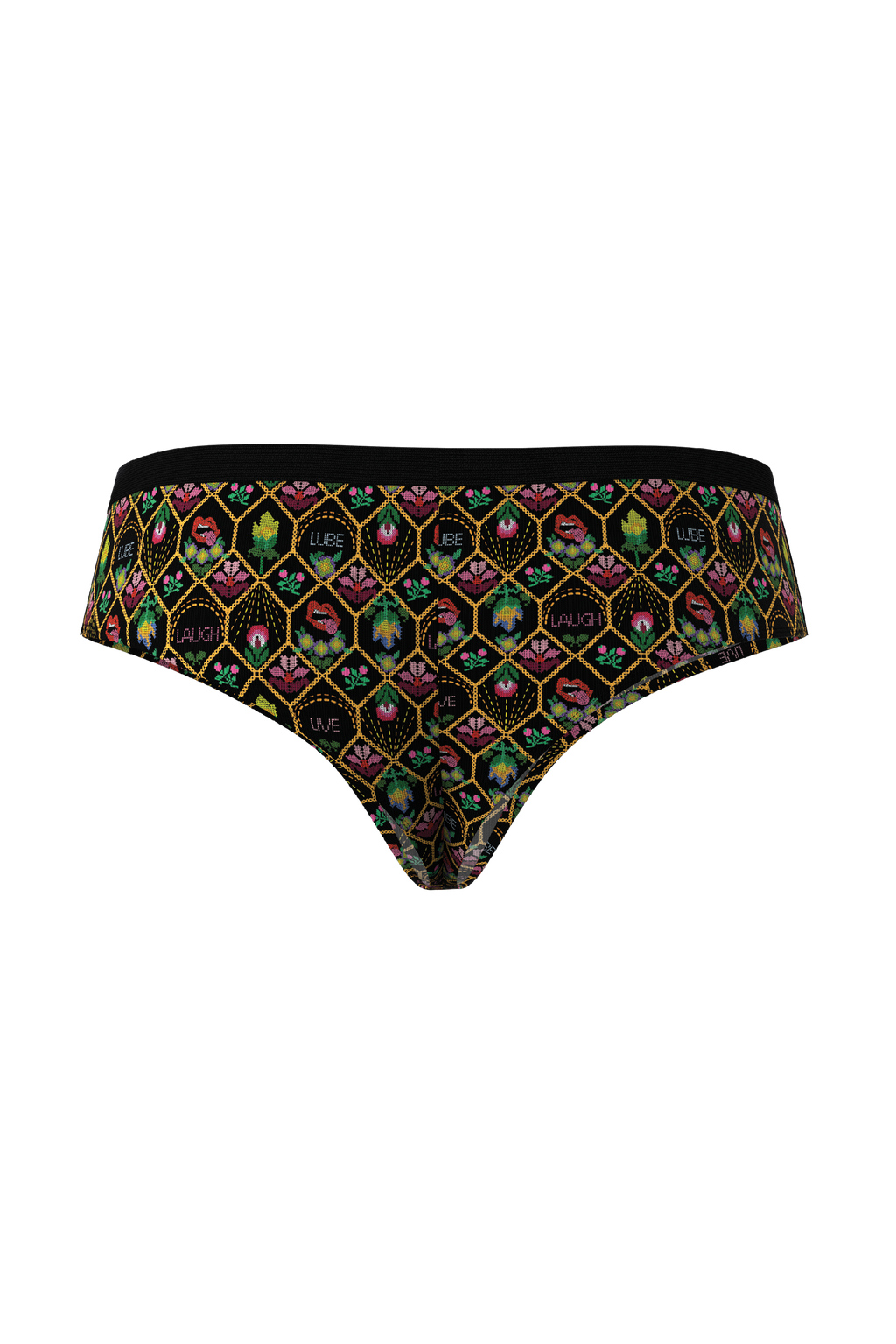 The Live Laugh Lube | Western Floral Pattern Cheeky Underwear - Shinesty