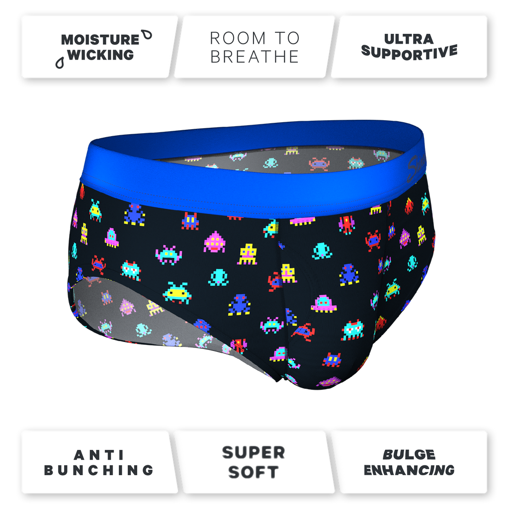 The Master Blaster | Video Game Ball Hammock® Pouch Underwear Briefs - Shinesty
