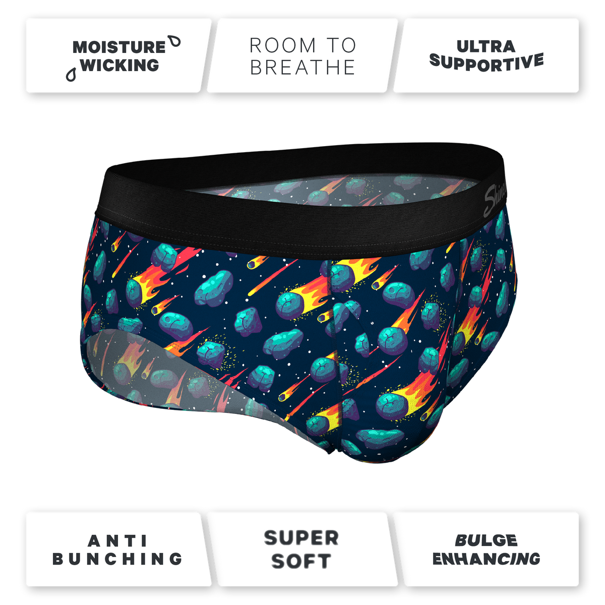 The Meateorite | Asteroid Ball Hammock® Pouch Underwear Briefs - Shinesty