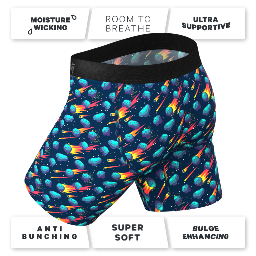 The Meateorite | Asteroid Ball Hammock® Boxer - Long Leg - Shinesty