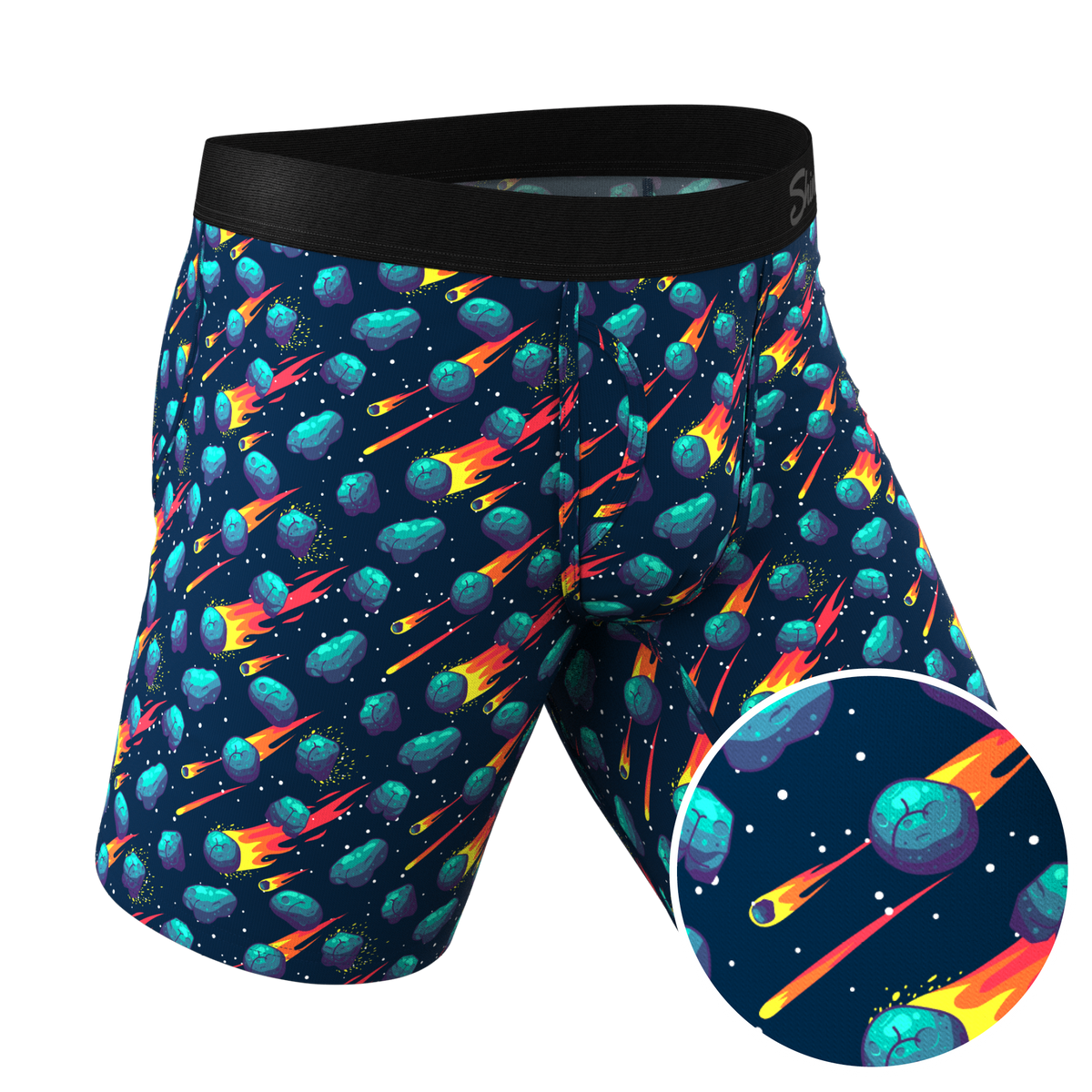The Meateorite | Asteroid Ball Hammock® Boxer - Long Leg - Shinesty
