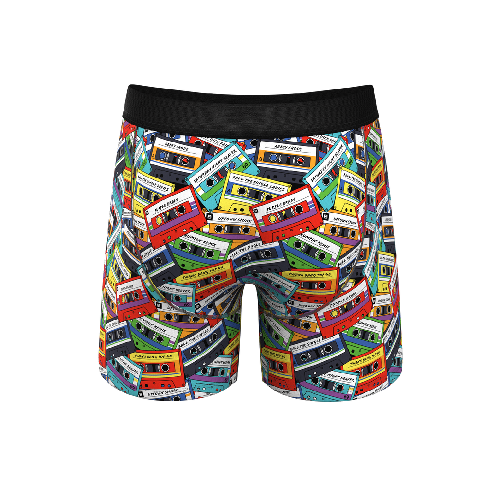The Mixtape | Cassette Tapes Ball Hammock® Pouch Underwear with fly - Shinesty
