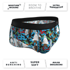 The Monster Smash | Halloween Characters Ball Hammock® Pouch Underwear Briefs - Shinesty
