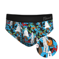 The Monster Smash | Halloween Characters Ball Hammock® Pouch Underwear Briefs - Shinesty