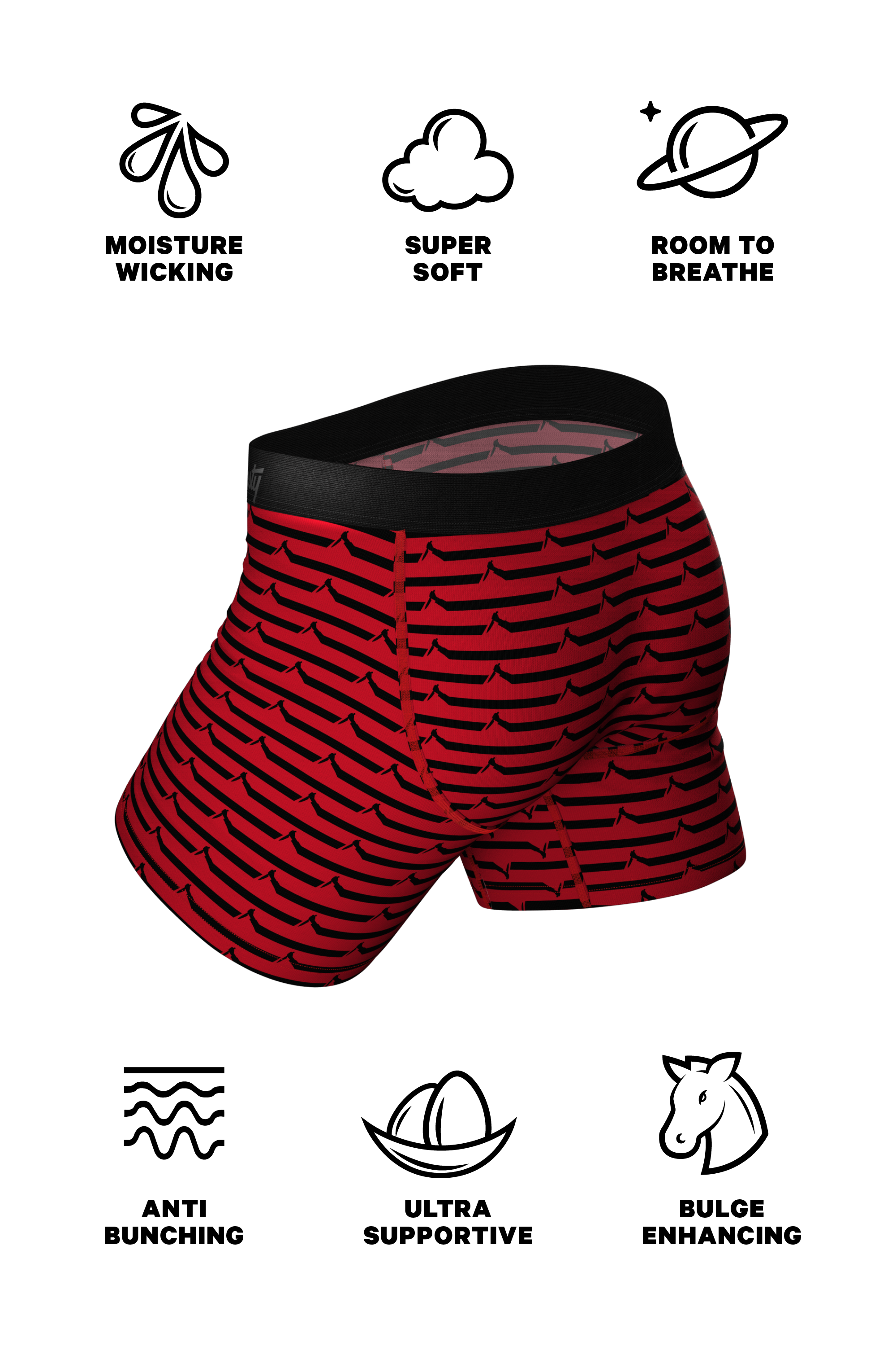 The Murder Weapon | Halloween Stripe Ball Hammock® Pouch Underwear - Shinesty