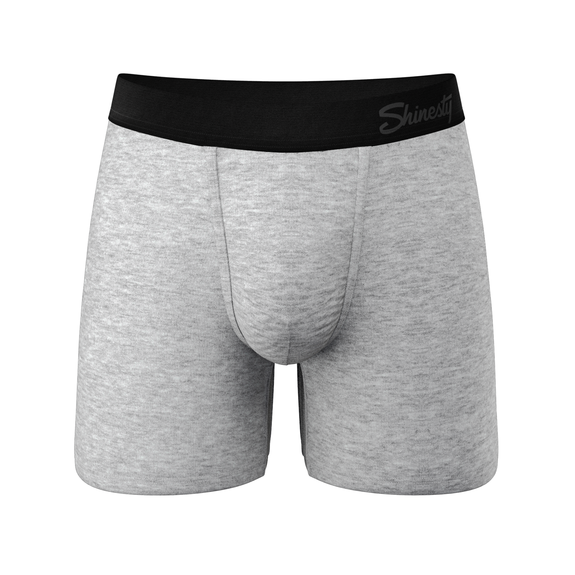 The Gray Area | Heather Grey Ball Hammock® Boxer and Cheeky Matching Couples Underwear 2 Pack - Shinesty